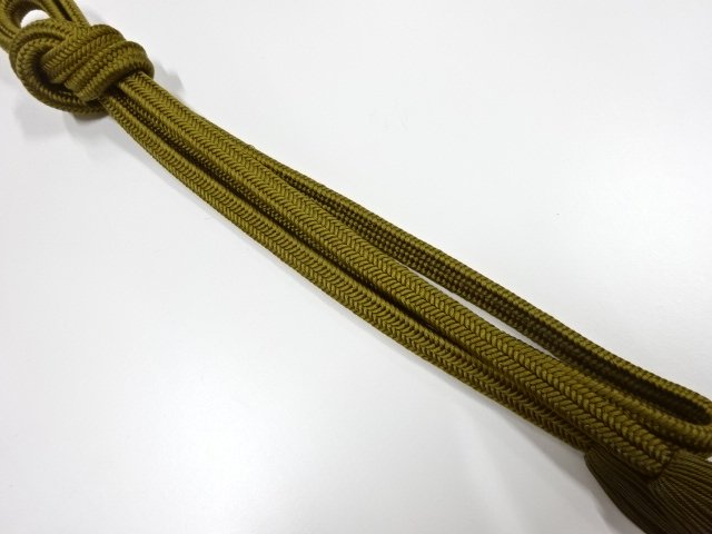 JAPANESE KIMONO / TWISTED TASSEL HAND-TIED OBIJIME